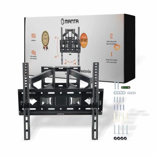 NORTH BAYOU zidni nosač za TV zglobni 26-65" do 40kg, max 400x400 P60 Cijene