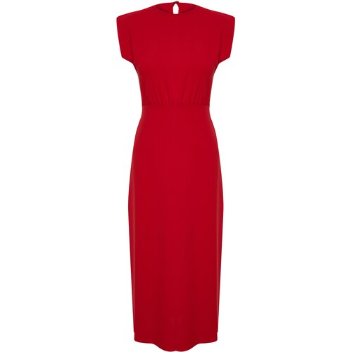 Trendyol Red Woven Maxi Dress Slike