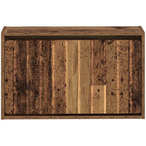  Ormar za cipele na zidu ZWOLLE 71 x 17 x 43 cm Staro drvo Slike