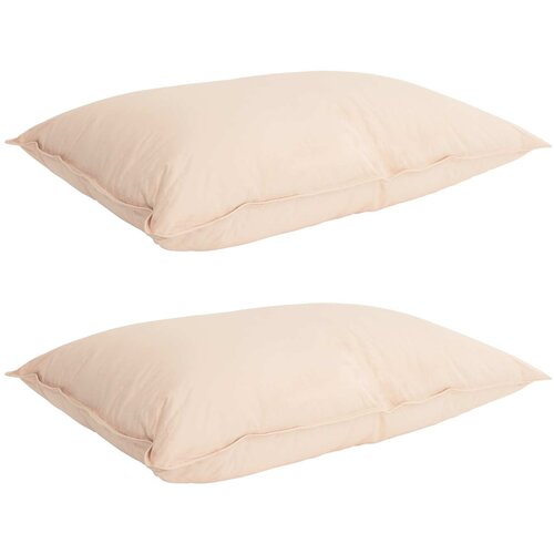  Set deka 2 kom. 260 x 240 cm 250 gsm Prirodni kapok Bež Slike