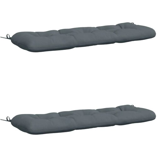  Jastučići za klupe VIANEN 2 kom. 100% poliester Plava - Plava 120 x 40 x 12 cm Slike