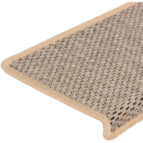  Ljepljivi tepisi za stepenice 30 kom 65x21x4 cm svjetlobež Slike