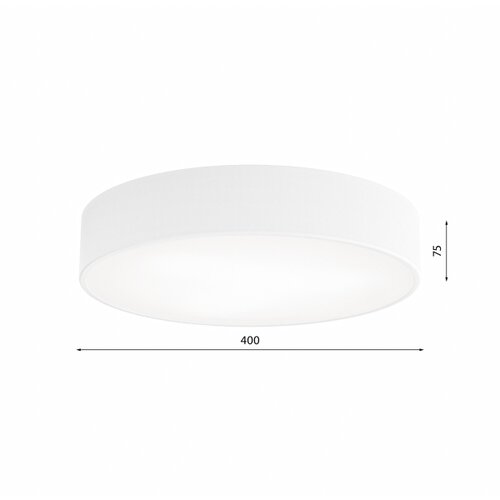  plafonsko svetlo sa senzorom cleo 3xE27/24W/230V, prečnika 40 cm, belo Slike