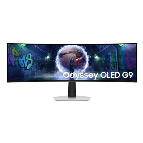 Samsung Monitor 49" OLED G93SD Odyssey G9 ukrivljen, 5120x1440, HDMI, DP, Micro HDMI, USB, 240Hz Cene