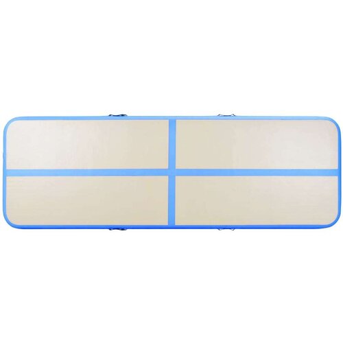  Strunjača na napuhavanje s crpkom 300 x 100 x 10 cm PVC plava Slike
