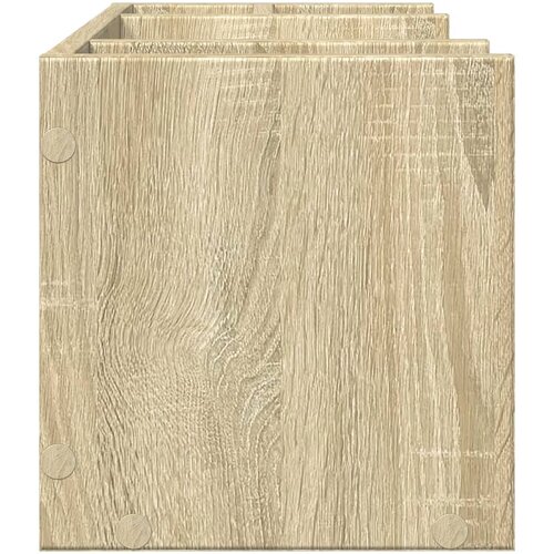  Organizator za stol boja hrasta 44,5x24x25 cm konstruirano drvo Slike