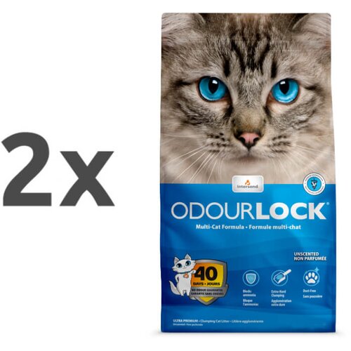 OdourLock posip za muce 2 x 12 kg Slike