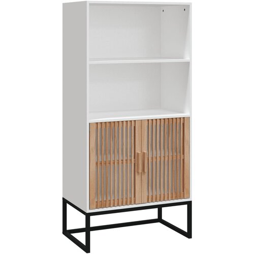 Maison Chic Visoka omara - Komoda - Predalnik bela 60x35x125 cm inženirski les, (21721498) Cene