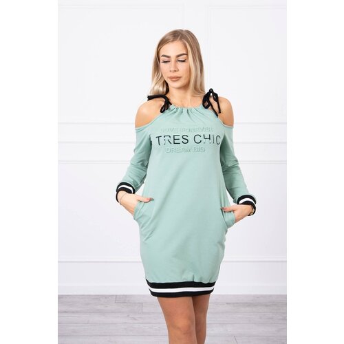 Kesi Tres Chic Dress Dark Mint Cene