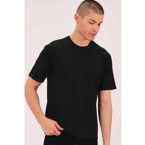 Dewberry T0737 MEN&amp;#039;S T-SHIRT-BLACK Slike