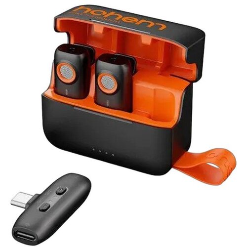 Hohem mikrofon Mic-01 (2TX+1RX for type c) black Slike