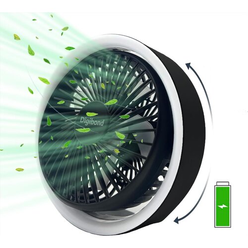 Generic Majhen namizni ventilator za polnjenje z nočno lučko, (21132709) Slike