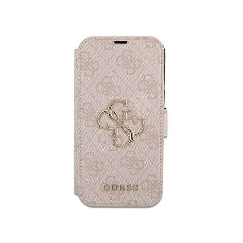 Guess ovitek GUBKP13L4GMGPI Big Logo za iPhone 13 Pro knjiga - roza z zlatim logom Cene