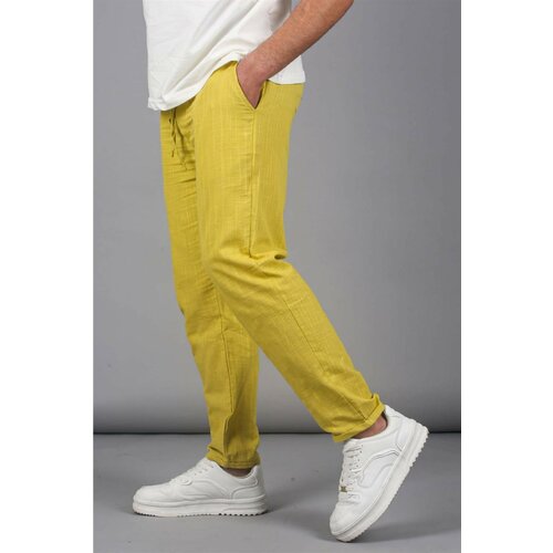 Madmext Pants - Yellow - Straight Cene