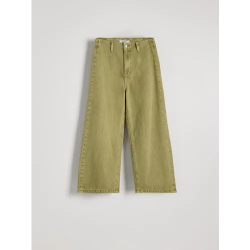 Reserved - Marina traperice s džepovima - zelena