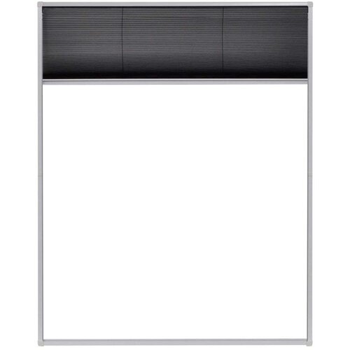  Plisirani Zaslon Protiv Insekata za Prozore Aluminijski 80x100 cm Slike