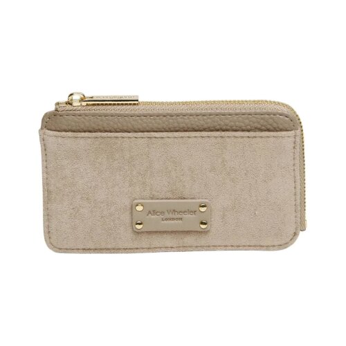 Fancy Metal Goods Ltd Alice Wheeler - Novčanik za sitninu - Suede Kensington, Mink Cene