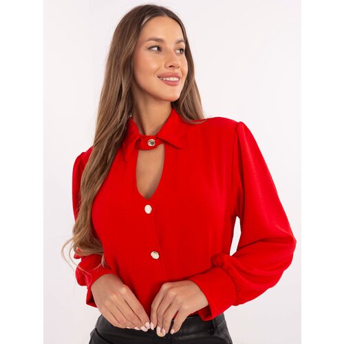 Italy Moda Shirt-MI-KS-91515.86P-red Cene