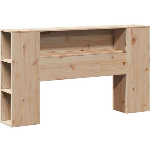 vidaXL Krevet s regalom za knjige bez madraca 135x190 cm masivno drvo Cene