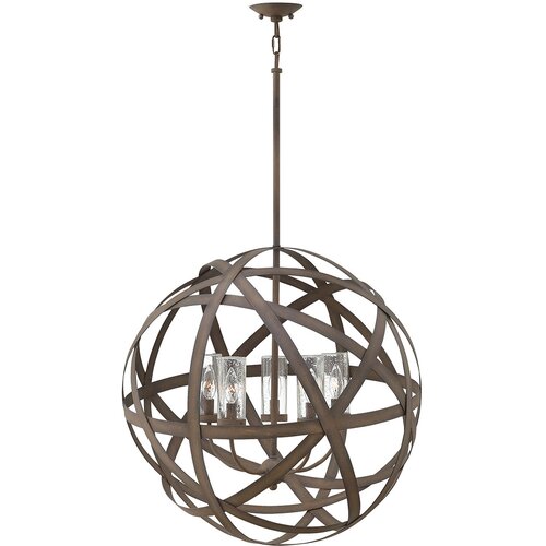 Elstead Lighting Elstead Carson 5-lučna zunanja stropna viseča svetilka iz železa IP44, E14, (22097843) Cene