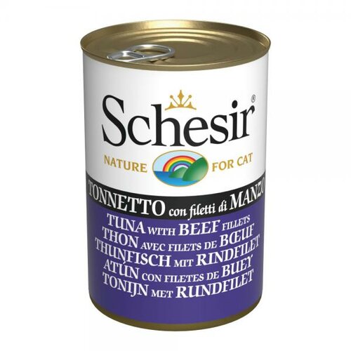 Schesir konzerva za mačke - Govedina i tunjevina 140g Cene