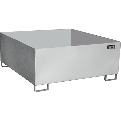 eurokraft pro Prestrezna kadica iz nerjavnega jekla, za cisterne, 1 IBC, DxŠxV 1460 x 1460 x 620 mm Cene