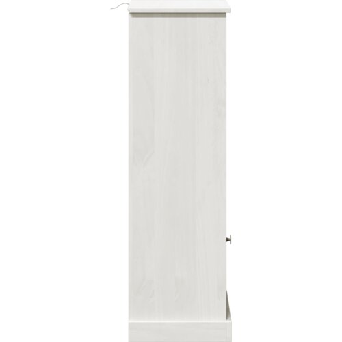 vidaXL Kupaonski ormar Bijela 37 x 34 x 110 cm Masivna borovina Cijene