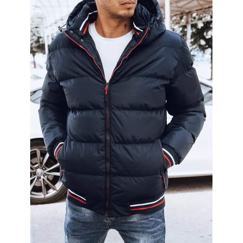 DStreet Men&amp;#039;s navy blue jacket TX4195 Slike