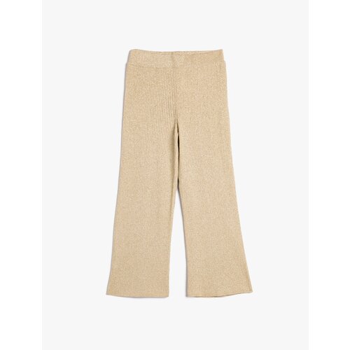 Koton Wide Leg Trousers Soft Textured Elastic Waist Camisole Slike