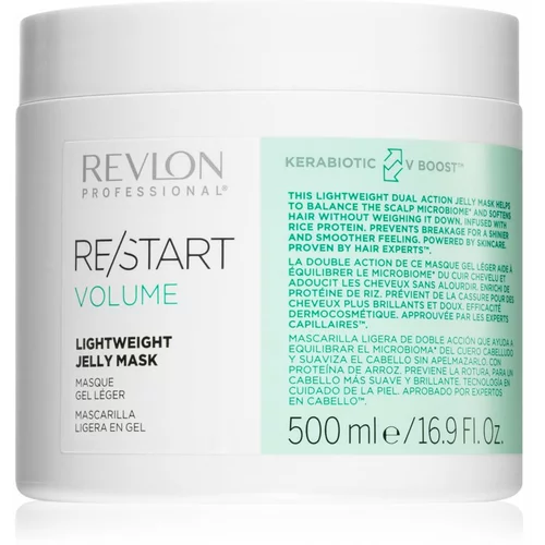 Revlon Professional Re/Start Volume Lightweight Jelly Mask maska za kosu za tanku kosu za suhu kosu 500 ml