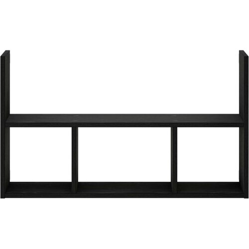 Polica na zidu Crni hrast 78,5 x 17 x 45 cm Konstruirano drvo Slike