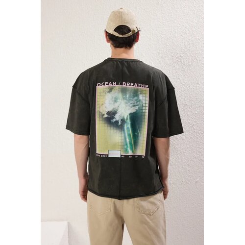 Trendyol Mu&scaron;ka majica Tmnss25Ts00101, Crna Cene