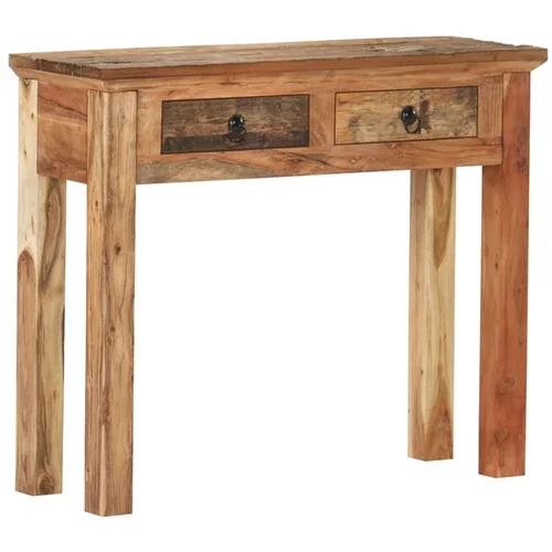  Konzolna mizica 90,5x30x75 cm trakacijev in predelan les