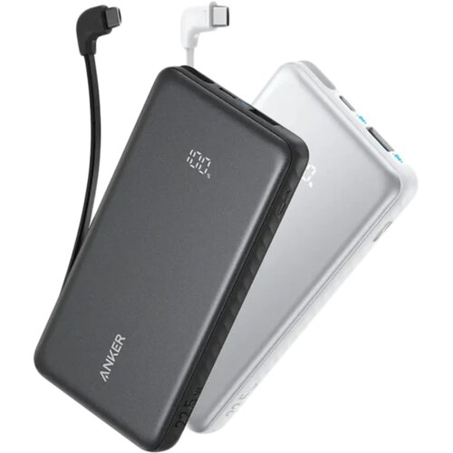 Anker Zolo Power Bank (10K, 22.5W, Built-In USB-C Cable) Black Cijene
