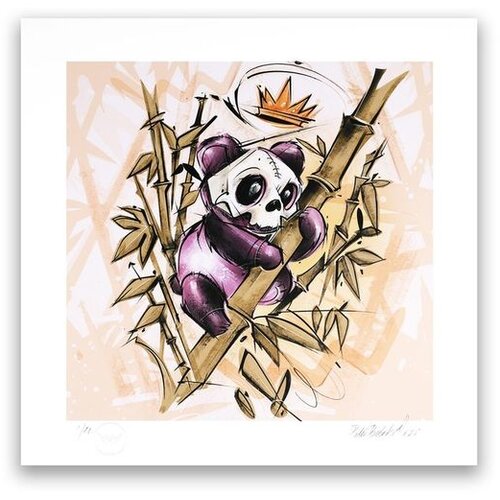 Vuch Umjetnički poster Panda, Peter Bobek, potpisan i numeriran Slike