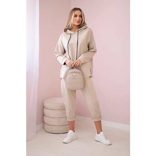 Kesi Set Punto Milano winter hoodie + pants beige Slike
