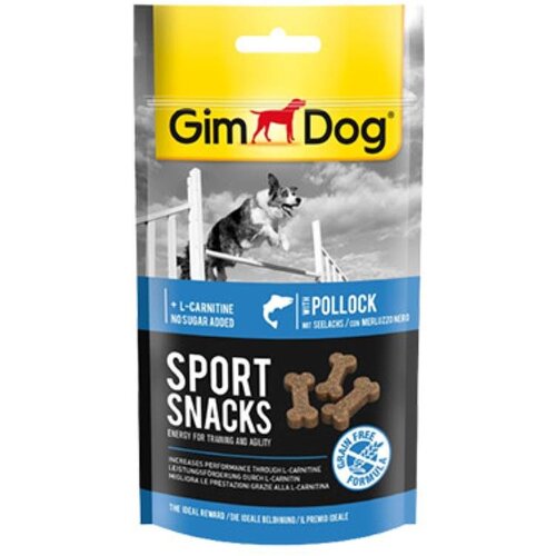 Gim Dog sportsnacks bakalar, poslastica za pse 60 g Slike