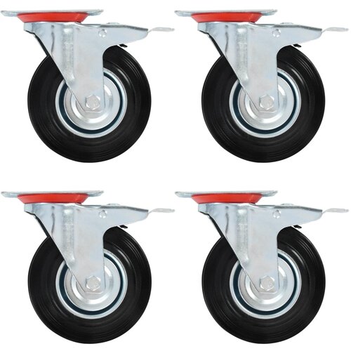 VidaXL Okretni kotačići 8 kom 125 mm Slike
