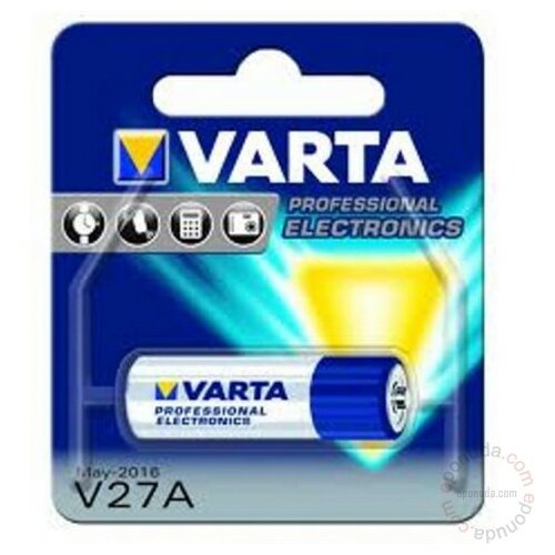 Varta Electronics alkalna V27A baterija za digitalni fotoaparat Slike