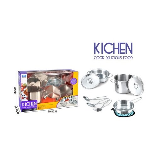  Set za igru - kuhinjski sudovi - metalni ( MKO084458 ) Slike