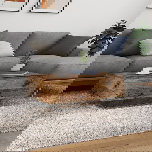 VidaXL Stolić za kavu Staro drvo Masivno obnovljeno drvo 85 x 55 x 31 cm Slike