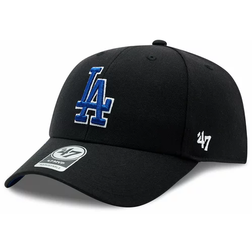 47 Brand Kapa s šiltom MLB Los Angeles Dodgers Sure Shot Snapback '47 MVP B-SUMVP12WBP-BK Black