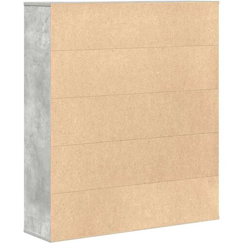 VidaXL Regal za knjige boja betona 89x24x101,5 cm konstruirano drvo Slike