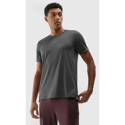 4f Men's quick-drying sports T-shirt - anthracite