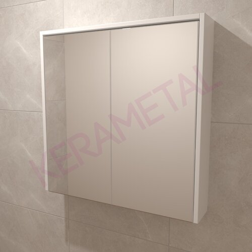 Kerametal SNOW WHITE KN-80 GORNJI ORMARIĆ SA OGLEDALOM Cene
