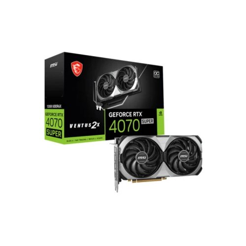MSI svga rtx 4070 super 12GB ventus 2X oc GDDR6X grafička kartica Slike