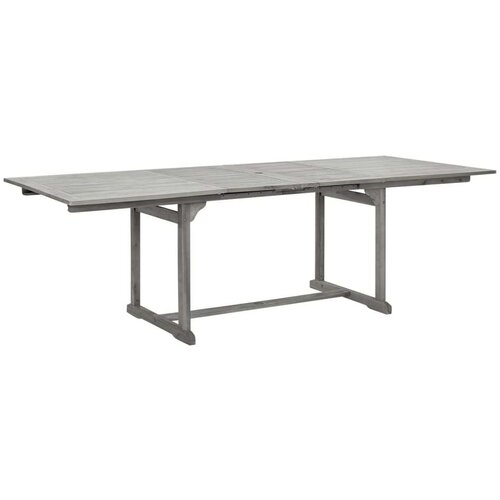  Vrtni blagovaonski stol (160 - 240)x100x75 cm od drva bagrema Slike