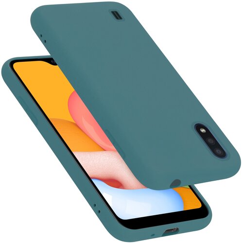 Cadorabo Ohi&amp;scaron;je, združljiv s Samsungom v tekoči zeleni barvi - za&amp;scaron;čitni pokrov iz fleksibilnega silikona TPU, (20587188) Slike
