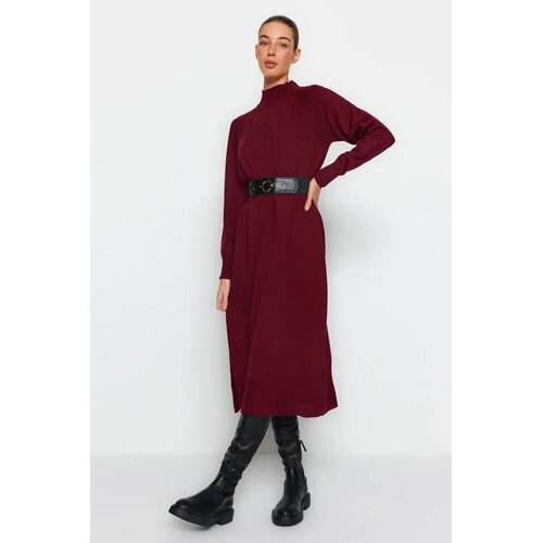 Trendyol Modest Ženska haljina Tctaw24Eb00030, Ljubičasta Cene
