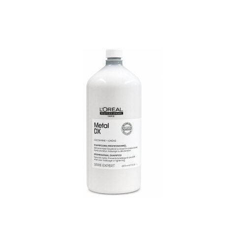 L&amp;acute;Or&amp;eacute;al Paris S&amp;eacute;rie Expert Metal DX Professional Shampoo učvr&amp;scaron;ćujući &amp;scaron;ampon pre farben&amp;eacute;, chemicky o&amp;scaron;etren&amp;eacute; a zosvetlen&amp;eacute; vlasy 1500 ml Slike